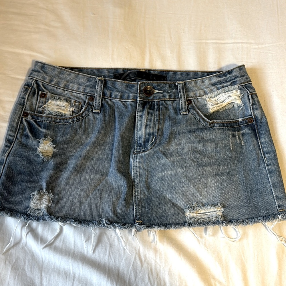 Refuge Denim Mini Skirt